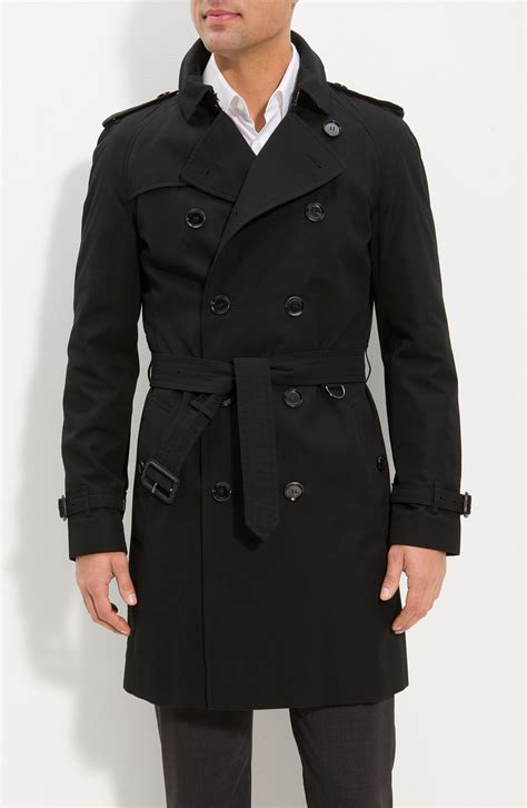 burberry double-breasted belted trench coat men|black burberry trench coat.